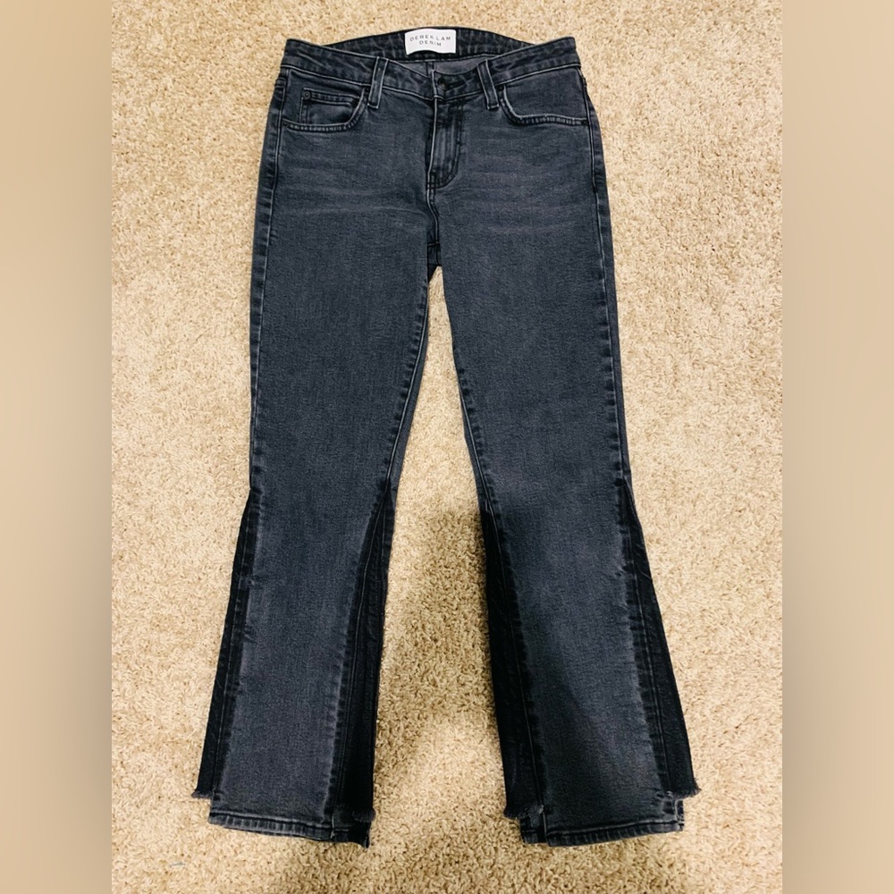 Derek Lam Denim GIA Mid-Rise Cropped Flare